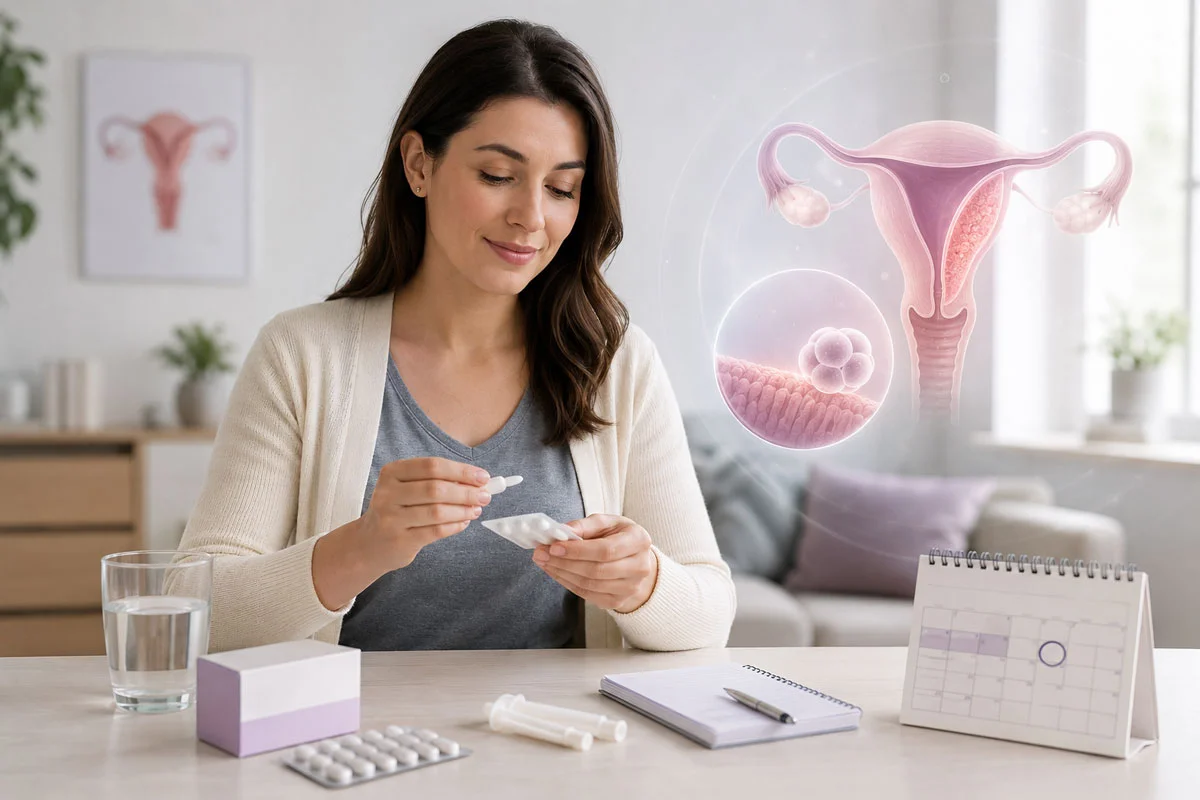 مراقبتهای بعد از انتقال جنین IVF؛ بایدها، نبایدها و علائم هشدار 2 داروها بعد از انتقال جنین؛ چرا پروژسترون مهم است؟